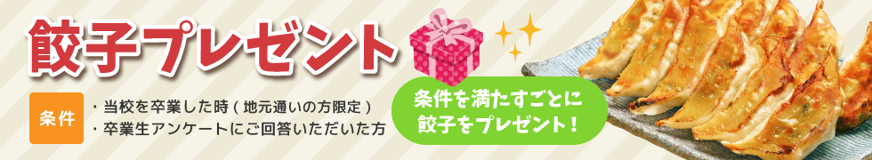 餃子プレゼント